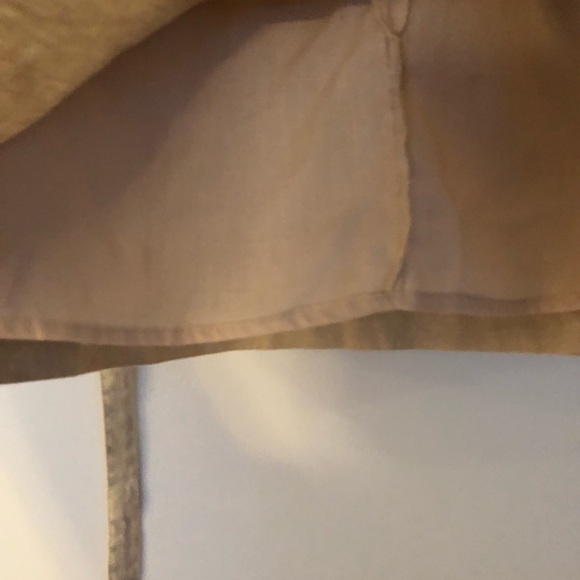 Linen/cotton blend mini skirt - Picture 5 of 7